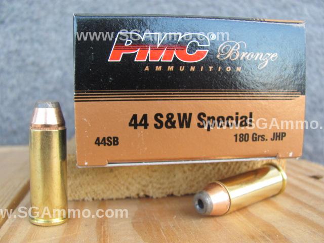 500 Round Case - 44 Special PMC 180 Grain Hollow Point Ammo - 44SB